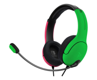 Słuchawki przewodowe PDP LVL40 PINK/GREEN do SWITCH